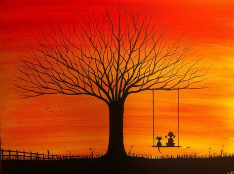 Disney Canvas Art, Room Details, Michael Art, Empty Room, Abstract Acrylic Painting, Paintings I Love, Sunset Painting, Freelance Artist, Mini Canvas