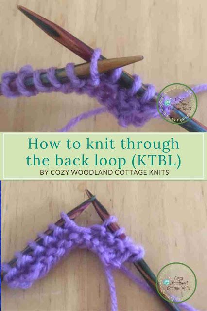 Quick and easy tutorial on how to knit through the back loop (KTBL) Knit Through Back Loop, Ktbl Knit, Make One Knitting, How To Purl, Christmas Knitting Projects, Easy Knit Baby Blanket, Beginner Knitting, Knitting Tutorials, Craft Knitting