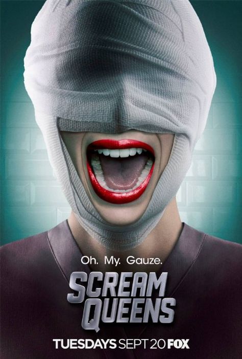 Scream Queens 2, Scream Queens Season 2, Oliver Hudson, Chanel Oberlin, Charisma Carpenter, Newest Horror Movies, Abigail Breslin, Fall Tv, Queen Poster