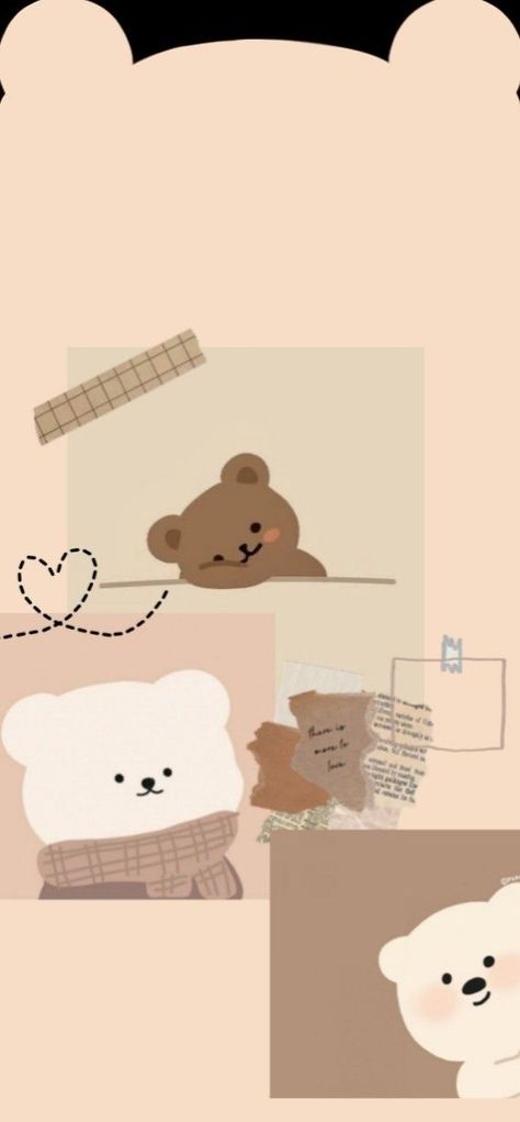 bear aesthetic wallpaper ♡ in 2022 | Kartu lucu, Kartu, Wallpaper ponsel lucu Cartoon Bear Wallpaper Iphone, Cute Brown Teddy Bear Aesthetic, Aesthetic Wallpaper Bear Cute, Light Brown Bear Aesthetic Wallpaper, Cute Bears Wallpaper Aesthetic, Ear Wallpaper Iphone Aesthetic Brown, Chibi Bear Wallpaper, Cute Bear Iphone Wallpaper, Bear Home Screen Wallpaper