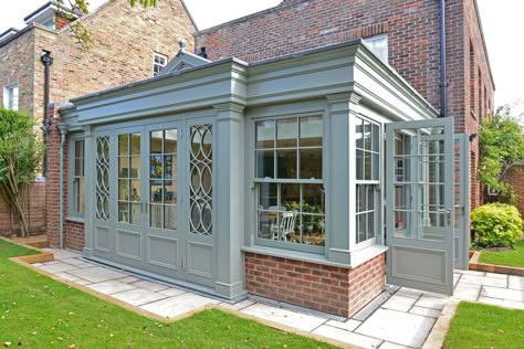 Orangery Extension, Garden Room Extensions, Room Extensions, Roof Lantern, Sunroom Designs, Sunrooms, Kitchen Extension, Doors And Windows, House Extensions