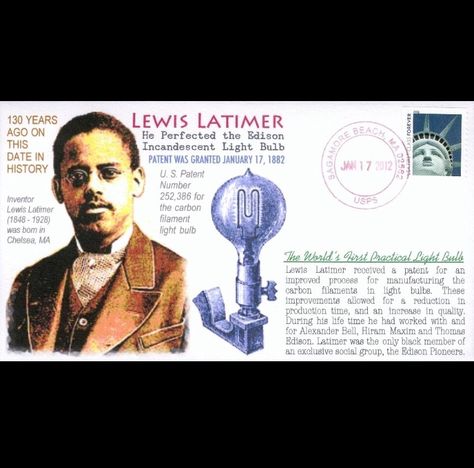 Lewis Latimer Lewis Howard Latimer, Lewis Latimer, Inventors, Knowing Your Worth, History Facts, Poster Board, School Ideas, Homework, Black Men