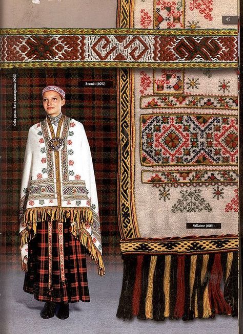 It Was A Work of Craft — Latvia Baltic Region, Costumes Around The World, National Dress, Folk Dresses, Ethnic Dress, World Cultures, Folk Costume, Traditional Clothing, Riga