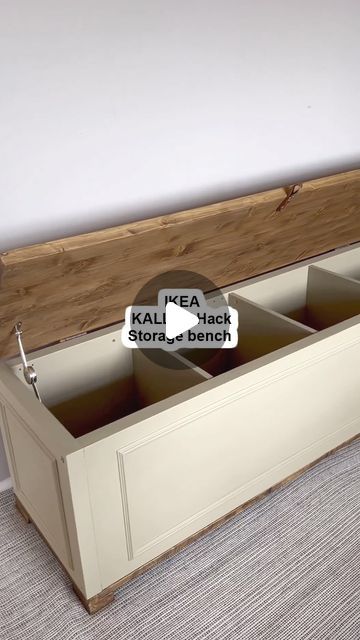 Ikea Kallax Storage, Diy Kallax, Kallax Storage, Ikea Bench, Chalk Wall Paint, Cama Ikea, Ikea Shoe, Mudroom Storage Bench, Ikea Sofas