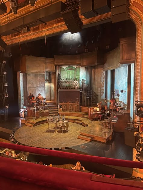 set before hadestown performance Hadestown Persephone, Hades Town, Broadway Aesthetic, Stage Crew, New York Theater, Broadway Stage, Stage Designer, Set Design Theatre, History Nerd