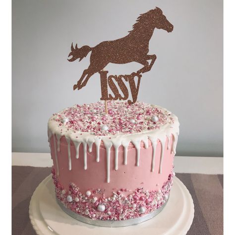 Pink Horse Cake, Horse Cake Ideas For Girls Birthdays, Easy Horse Birthday Cake, Pink Western Birthday Cake, Horse Cakes For Girls Birthday Parties, Horse Theme Cake, Horse Theme Birthday Cake, Horse Cakes Birthday, Horse Cake Ideas