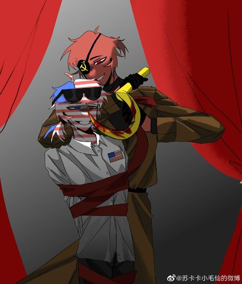 Ussr X Usa Countryhumans, Countryhumans Ussr X America, Ussr X America, Sejarah Asia, Dragon Cookies, Human Flag, Art Outfit, 2160x3840 Wallpaper, Dragon Puppet