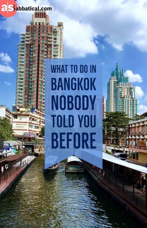 Bangkok is one of the most attractive cities for tourists in Southeast Asia. There is a plethora of things to do in this sprawling and ever-changing city. Here are some interesting things to do in Bangkok away from the tourist crowds! #asabbatical #thailand #bangkok #travel #thai #asia #solotravel #southeastasia #clicktoread #pinitforlater Best Things To Do Bangkok, What To Do In Bangkok Thailand, Things To Do Bangkok, Bangkok Thailand Shopping, Things To Do In Bangkok Thailand, Bangkok Things To Do, What To Do In Bangkok, Bangkok Activities, Bangkok To Do