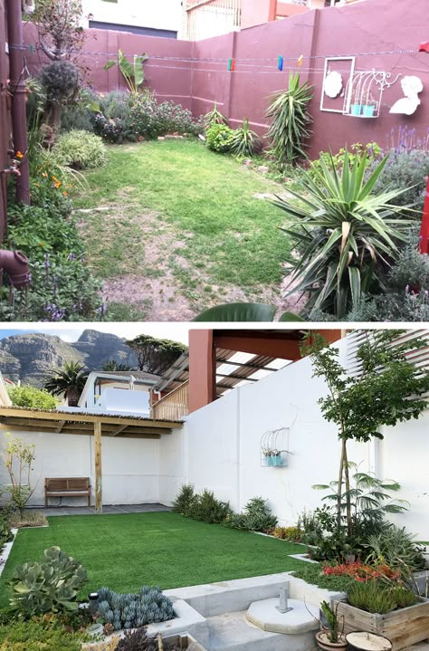 Patio Before And After, Garden Before And After, Home Before And After, Backyard Before And After, Renovation Before And After, Home Renovation Before And After, Before And After, Before And After Landscaping, Before After Renovation