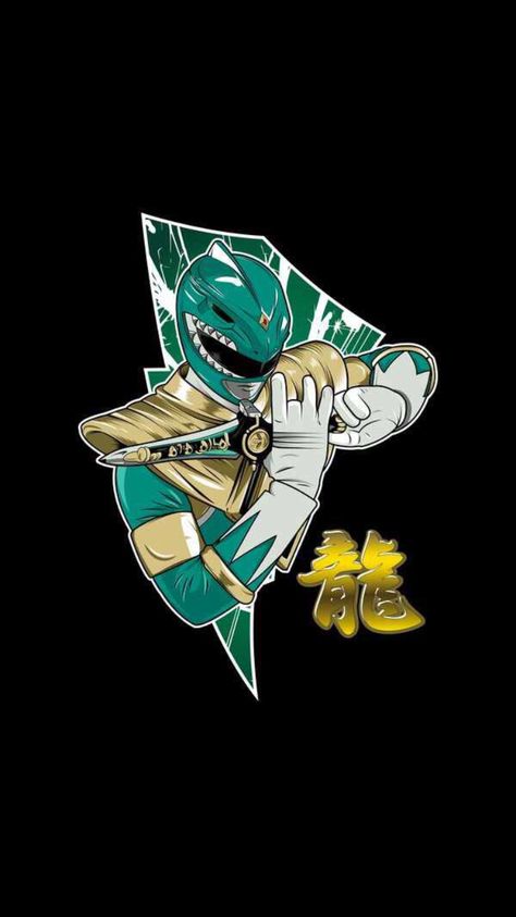 Green Power Ranger wallpaper Green Power Ranger Wallpaper, Green Ranger Art, Green Ranger Wallpaper, Power Rangers Tattoo, Lord Drakkon, Green Power Ranger, Power Ranger Birthday, Tommy Oliver, Hype Wallpaper