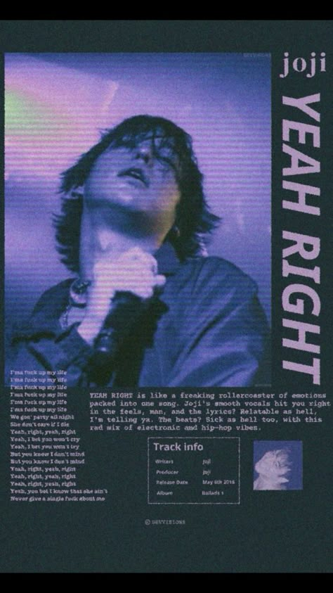 Joji Music Poster, Joji Poster Aesthetic, Joji Poster Vintage, Joji Poster Art, Joji Album Cover, Joji Poster, Joji Wallpapers Aesthetic, Joji Wallpapers, Joji Aesthetic