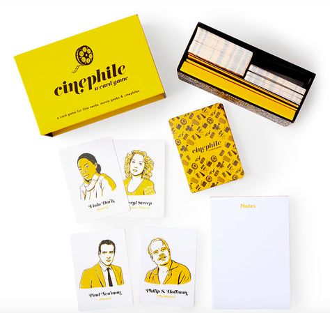 This cinephile card game that'll let you test all that movie knowledge you've been acquiring over the years. Pop yourself a big bag of corn, and work your way through different levels and game styles as you school your competitors on film history. Gifts For Movie Lovers, Small Gifts For Men, Girls Party Games, Movie Lover Gift, Uncommon Goods, Trivia Game, Movie Facts, Film History, Gift Finder