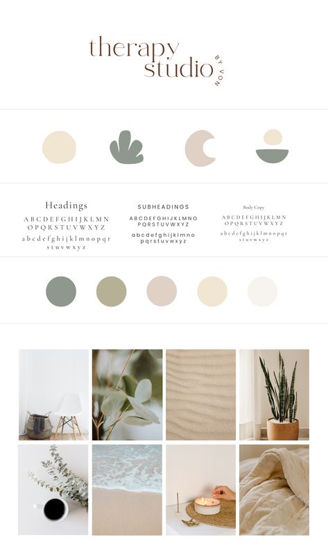 Wellness And Spa Design, Calming Website Colors, Mood Boards Website Design, Best Website Design Inspiration, Therapist Mood Board, Color Palette For Wellness Brand, Therapist Logo Design Ideas, Therapy Website Color Palette, Brand Color Palette Feminine