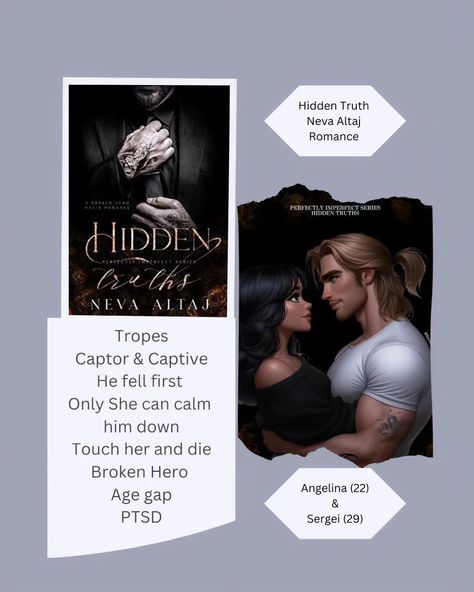 Sergei And Angelina Hidden Truths, Book Tropes, Hidden Truths, Bookish Stuff, Caribbean Art, Age Gap, Wattpad Stories, Book Community, Touching Herself