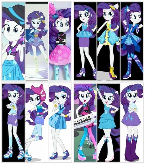 Which Outfit of Rarity do you like the most #rarity #equestriagirls Mlp Costume, Outfits Cartoon, Twilight Equestria Girl, Mlp Rarity, My Little Pony Rarity, Friendship Games, Equestrian Girls, Funny Parrots, Equestria Girl