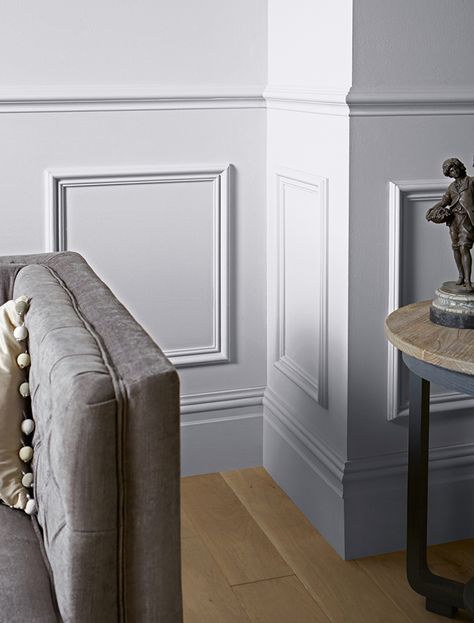 English Manor - Flat Matt - Period Collection | Crown Paints Crown Paint Colours, Hallway Paint, White Wall Paint, Crown Paints, Eggshell Paint, Marble Showers, English Manor, White Paint Colors, Glam Room