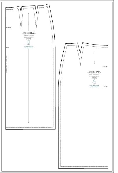 Free skirt block - pattern Ralph Pink - patron gratuit de jupe de base - taille UK 8 Skirt Block Pattern, Skirts Patterns, A Line Skirt Pattern, Skirt Pattern Free, Pencil Skirt Pattern, Designs Printable, Creation Station, Ruffled Tunic, Basic Skirt