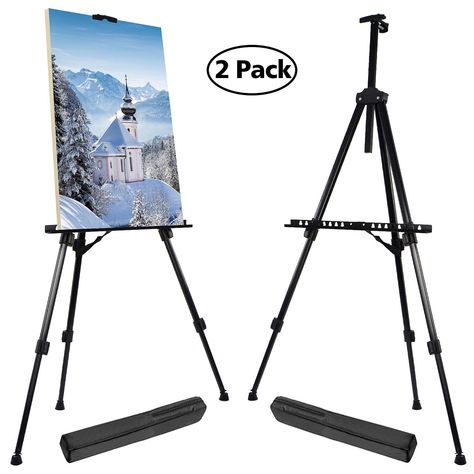 Floor Easel, Metal Easel, Artist Easel, Display Easel, Easel Stand, Wooden Easel, Art Easel, Portable Bag, Top Art