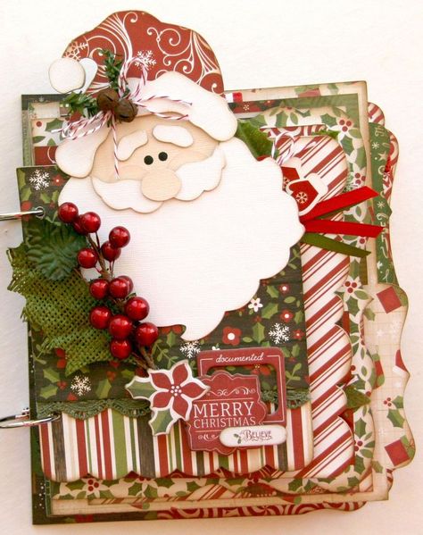 December Days, Custom Scrapbook, Christmas Mini Albums, Christmas Layouts, Christmas Journal, Photo Album Diy, Christmas Paper Crafts, Christmas Albums, December 1st