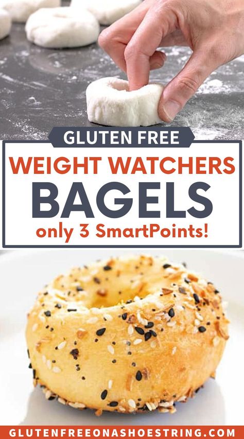 Simple Bagels, Gluten Free Weight Watchers, Tarte Vegan, Weight Watcher Desserts, Celiac Recipes, Gluten Free Bagels, Pakistani Recipes, Oreo Milkshake, Pan Sin Gluten