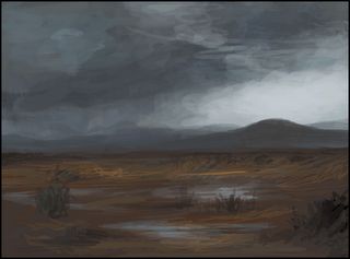 Rain In Desert, Desert Rain Aesthetic, Rain In The Desert, Desert Rain, Desert Background, Rain Art, Rain Painting, Rain Storm, I Love Rain