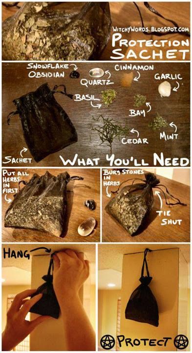 . Witchcraft Powders, Protection Sachet, Spell Bags, Wiccan Crafts, Pagan Crafts, Magia Das Ervas, Magick Spells, Witchy Crafts, Wicca Witchcraft