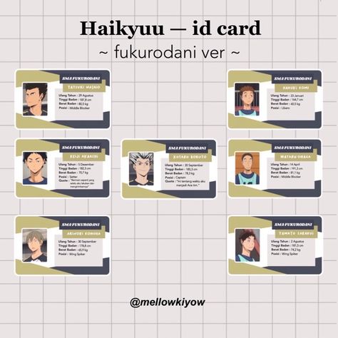 Haikyuu Characters Cards, Volleyball Posters, Haikyuu Kageyama, Haikyuu Characters, Paint Colors For Living Room, Anime Pics, Cute Anime Pics, Haikyuu Anime, Haikyu!!