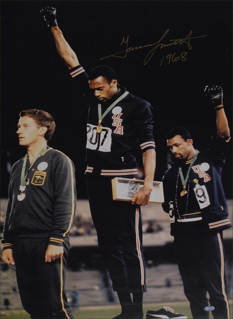 Tommie Smith and John Carlos Black Power Salute, Medal Stand, Tommie Smith, Assata Shakur, 1968 Olympics, Troy Polamalu, Social Justice Issues, World Athletics, Colin Kaepernick