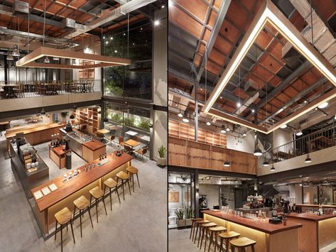 » The Coffee House Signature by BODC, Ho Chi Minh City – Vietnam Central Bar Design, Eco Friendly Cafe, Sustainable Cafe, Eco Restaurant, Planet Diy, Sustainable Restaurant, Food Court Design, Organic Cafe, Scarecrow Ideas