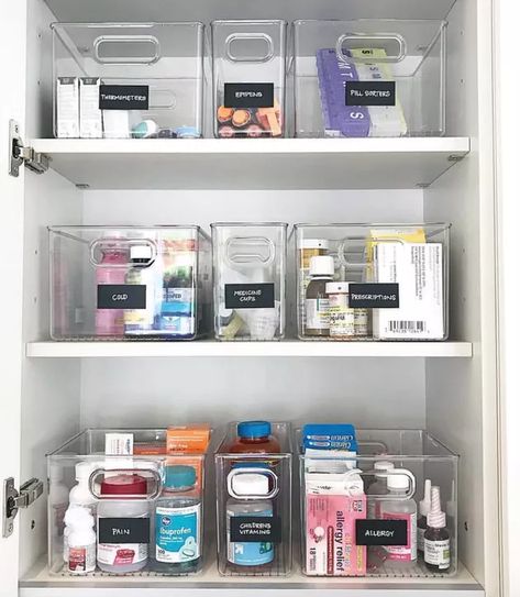 Bathroom Diy Storage, Diy Bathroom Storage Ideas, Medicine Cabinet Organization, Medication Organization, Medication Storage, Diy Bathroom Storage, Medicine Organization, Medicine Storage, Bathroom Organization Diy