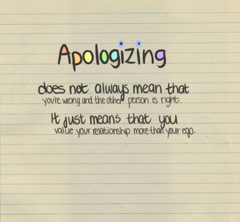 If there's someone that you feel you owe an apology to, it's never too late to say you're sorry. If they don't write back, it's okay. The important thing is you've made your peace by sharing how you feel. 💕 "If someone goes out of their way to apologize for something that they did in the past, believe that they really are sorry, because at that point, there’s nothing to gain other than their own sanctity of mind." — Thought Catalog I Forgive You Quotes, Saying Sorry Quotes, Forgive Yourself Quotes, Great Love Quotes, Sorry Quotes, Forgiveness Quotes, Friendship Day Quotes, I Love You Quotes, Popular Quotes