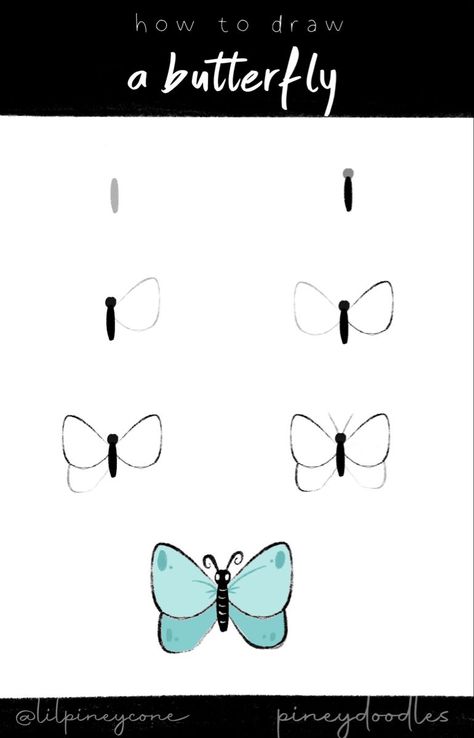 drawing sketching tutorial how to draw watrco How To Draw Butterflies, Get Better At Art, Watercolour Easy, How To Draw Art, Sketching Tutorial, Butterfly Watercolor Painting, Painting Clipart, Easy Butterfly Drawing, Watercolor Painting Easy