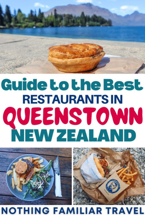 Queenstown New Zealand Food, Living In New Zealand, Visit New Zealand, Queenstown New Zealand, New Zealand South Island, Instagram Guide, Best Street Food, Lovers Day, Bungee Jumping