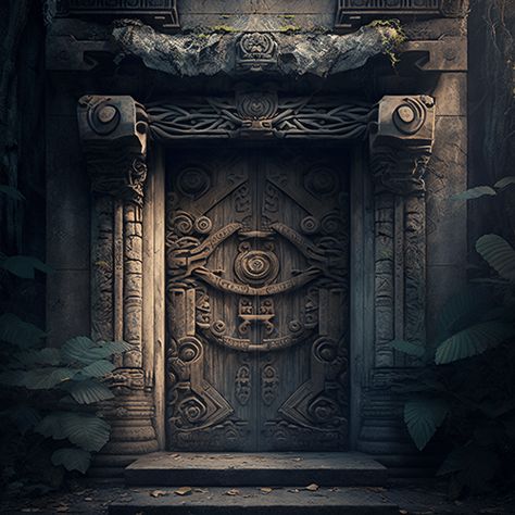 The Power of Portals: Exploring the Symbolism and Significance of Doors in Ancient Pagan Cultures - Strange Ago Magic Door Fantasy Portal, Creepy Door, Magical Door, Pagan Traditions, Ancient Runes, Celtic Festival, Gate Way, Native American Traditions, Hindu Mythology