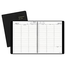 AT-A-GLANCE® Weekly Appointment Book, Academic, 8 1/4 x 10 7/8, Black, 2017-2018 Book Planner, Scheduling App, Refillable Planner, Academic Planner, Appointment Book, Office Depot, Planner Book, Care Plans, Office Max