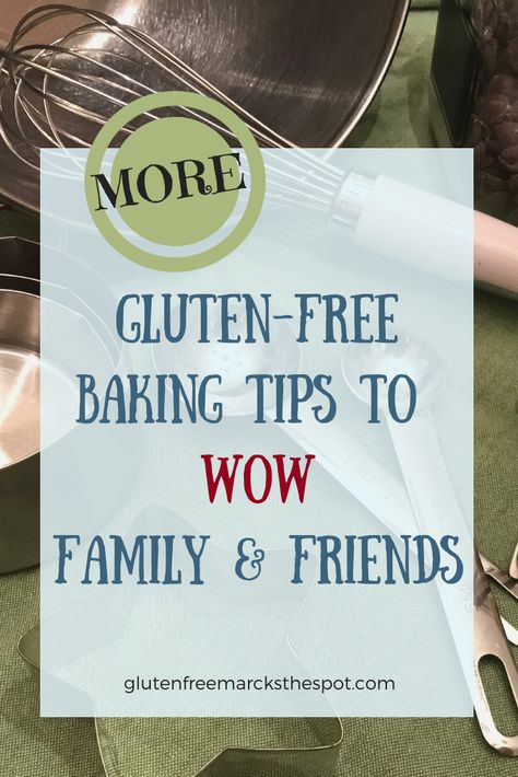 Use these gluten-free baking tips to wow your family and friends with gluten-free baked goods they will devour! Get into your gluten-free kitchen today! #GlutenFreeBakingTips #GlutenFreeBaking Gluten Free Diet Plan, Gluten Free Info, Celiac Recipes, Gluten Free Kitchen, Gluten Free Bakery, Gluten Free Living, Healthier Recipes, Gluten Sensitivity, Gluten Free Eating