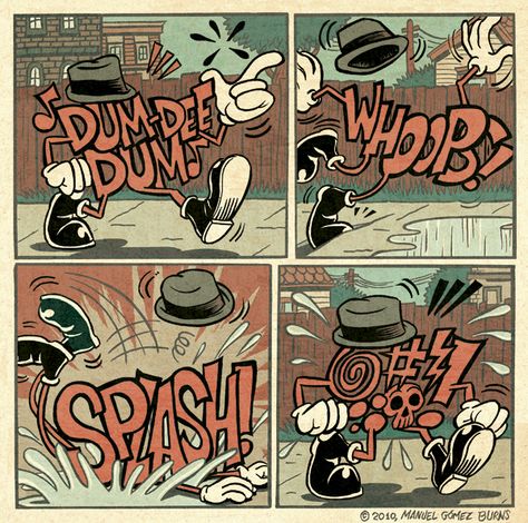 Cartoon Mutoscope: Strip Sampler by Manuel Gómez Burns, via Behance Comic Typography, Cartoon Comic Strips, Comic Strip Ideas, Rubber Hose Animation, Indie Comics, Posters Illustration, Cartoon Style Drawing, Indie Comic, Comic Inspiration