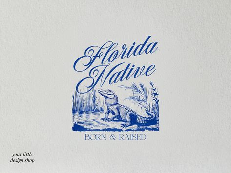 Florida Graphic Design, Florida State Logo, Florida Map Illustration, Vintage Sarasota Florida, Florida Man, Florida Postcard, Native Design, Vintage Florida, Little Designs