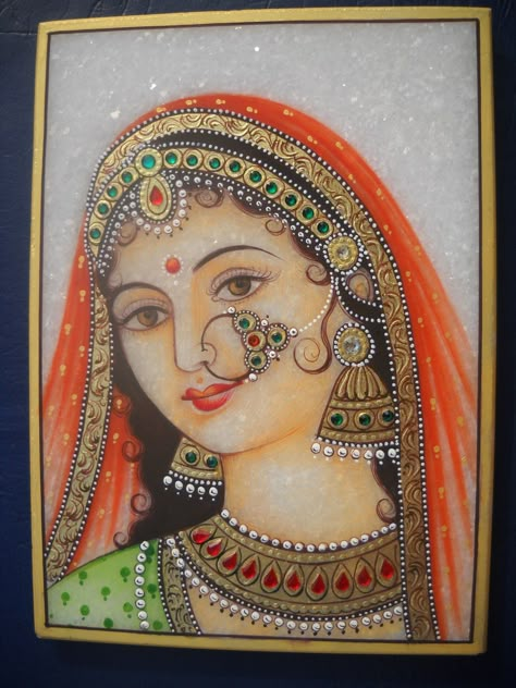 Rajasthani Miniature Paintings Indian, Rajasthani Traditional Paintings, Rajasthani Art Paintings, Rajasthani Drawing, Miniature Art Drawing, Rajasthani Women Painting, Rajasthani Art Design, Miniature Painting Indian, Painting Rajasthani