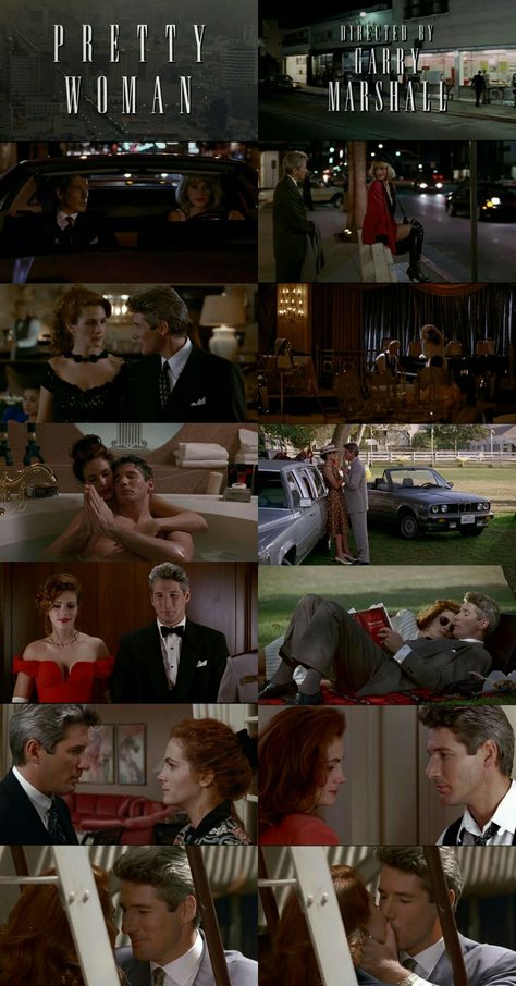 Richard Gere and Julia Roberts in Pretty Woman (1990) as Edward and Vivian. Julia Roberts Richard Gere, Edward And Vivian, Vivian And Edward Pretty Woman, Richard Gere And Julia Roberts, Pretty Woman Scenes, Pretty Woman Movie Poster, Pretty Woman Aesthetic Wallpaper, Pretty Woman 1990, Pretty Woman Tattoo Movie