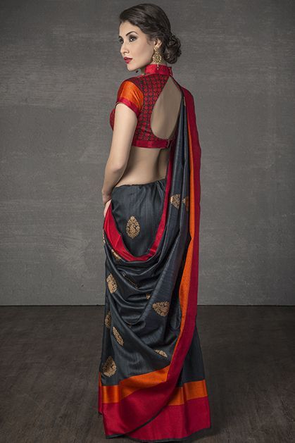 85 Modern Saree Draping Styles || How To Wear Saree In An Interesting Way | Bling Sparkle Modern Saree Draping, Indian Outfit Ideas, Outfit Ideas Wedding, Draping Styles, Saree Draping Styles, Saree Blouse Neck Designs, Backless Blouse Designs, Saree Draping, Modern Saree