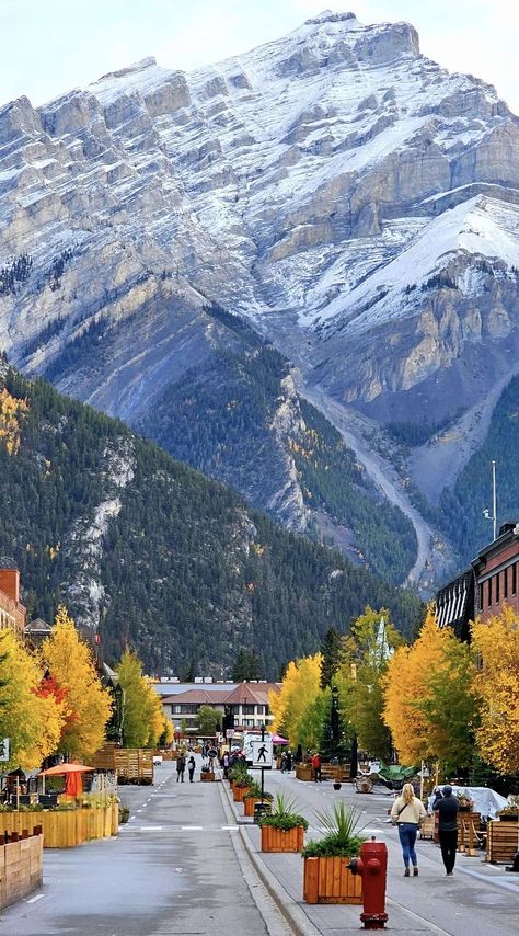 Calgary/Banff Visitors | Downtown Banff AB. Banff Downtown, Natural Playground, Natural Garden, Nature Activities, Nature Journal, Natural Phenomena, Nature Illustration, Nature Quotes, Calgary