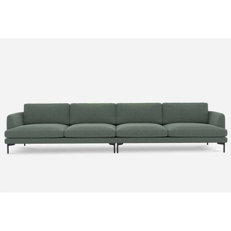 12 Best Extra Long Sofas of 2020 | Apartment Therapy Extra Long Couch, Long Couch, U Shaped Sectional Sofa, Sectional Sofa With Chaise, Sofas For Small Spaces, Long Sofa, Perfect Living Room, Apartment Sofa, 5 Seater Sofa