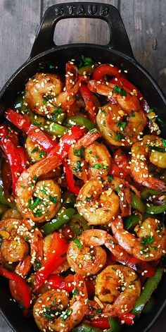 Shrimp And Green Peppers, Shrimp And Peppers Recipe Stir Fry, Shrimp Peppers And Onions Recipes, Shrimp With Peppers And Onions, Shrimp With Bell Peppers And Onions, Spicy Asian Shrimp, Sweet And Spicy Shrimp Recipes, Shrimp And Bell Peppers Recipes, Shrimp Entree Recipes