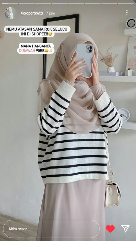 Ootd Hijab Syari Casual, Ootd Syari Casual, Outfit Hijab Simple, Mix And Match Outfits Hijab, Ootd Ngampus, Outfit Ngampus, Ootd Hijab Casual, Muslimah Style, Gamis Dress