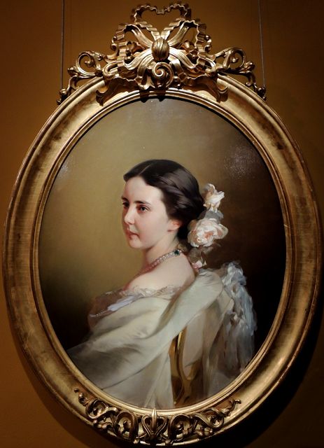 Ekaterina Feodorovna Tutcheva, circa 1850. Private collection. | In the Swan's Shadow French Chateau Wedding, Victorian Portraits, 23 March, Old Portraits, Antique Portraits, Classic Portraits, Miniature Portraits, Historical Painting, Ukrainian Art