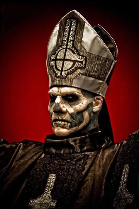 Ghost Papa Emeritus Iii, Ghost Papa Emeritus, Tobias Forge, Black Mass, Papa Emeritus, Ghost Tattoo, Ghost Papa, Band Ghost, Ghost And Ghouls