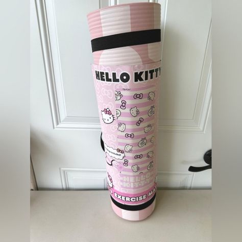 Hello Kitty Sanrio Exercise Yoga  Pink Mat Training Activities, Workout Space, Hello Kitty Sanrio, Train Activities, Activity Mat, Exercise Yoga, Yoga Mat, The Pink, Yoga Fitness