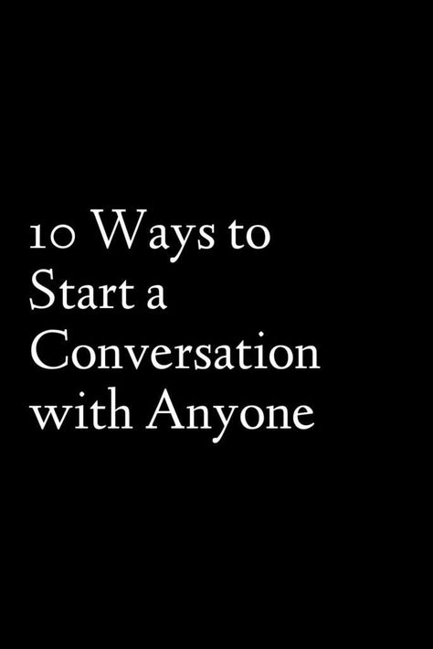 Starting conversations can sometimes feel daunting, but with the right approach, it can be a breeze. Here are ten highly effective ways to kickstart a... How To Start A Conversation, Ways To Start A Conversation, Starting Conversations, To Start A Conversation, How To Start Conversations, To Start, Feelings, 10 Things