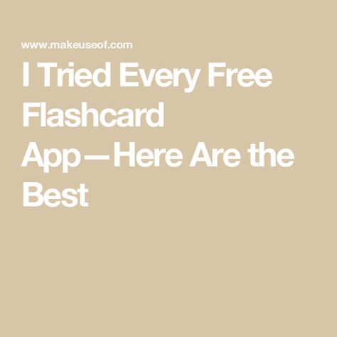 I Tried Every Free Flashcard App—Here Are the Best Best Flashcard Apps, Flashcard App, Study Process, Spaced Repetition, Background Knowledge, Boost Memory, Science Student, Handwritten Notes, People Online